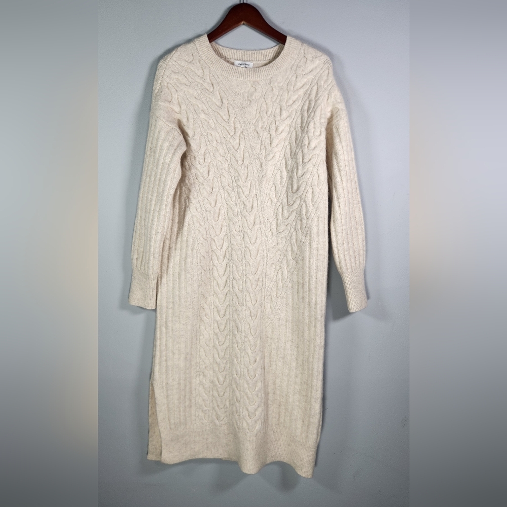 Nordstrom wool blend sweater dress size xl